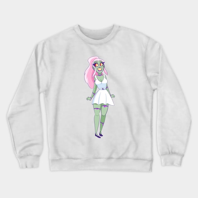 Cadavera (Dr. Zesty Series) Crewneck Sweatshirt by PeachFuzz Comics Store